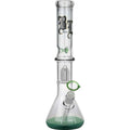 Black Leaf Ice-Wasserpfeife mit 4-armigem Perkolator in Seegrün
