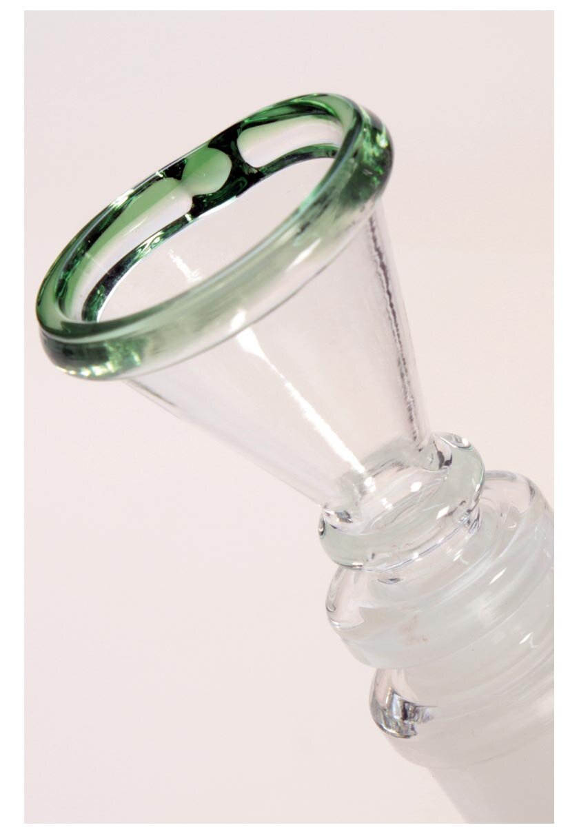 Black Leaf Ice-Wasserpfeife mit 4-armigem Perkolator in Seegrün