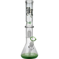 Black Leaf Ice-Wasserpfeife mit 4-armigem Perkolator in Grün