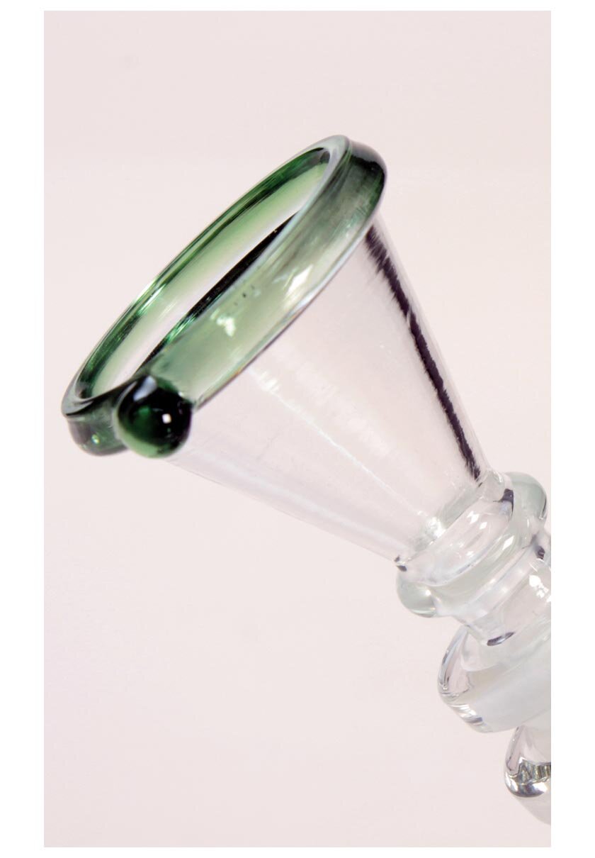 Black Leaf Ice-Wasserpfeife mit 4-armigem Perkolator in Grün