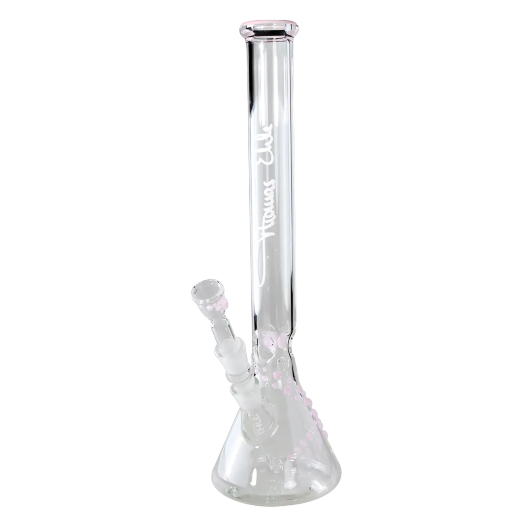 Ehle x Blaze Beaker-Glas-Wasserpfeife mit Pastell-Punktedesign