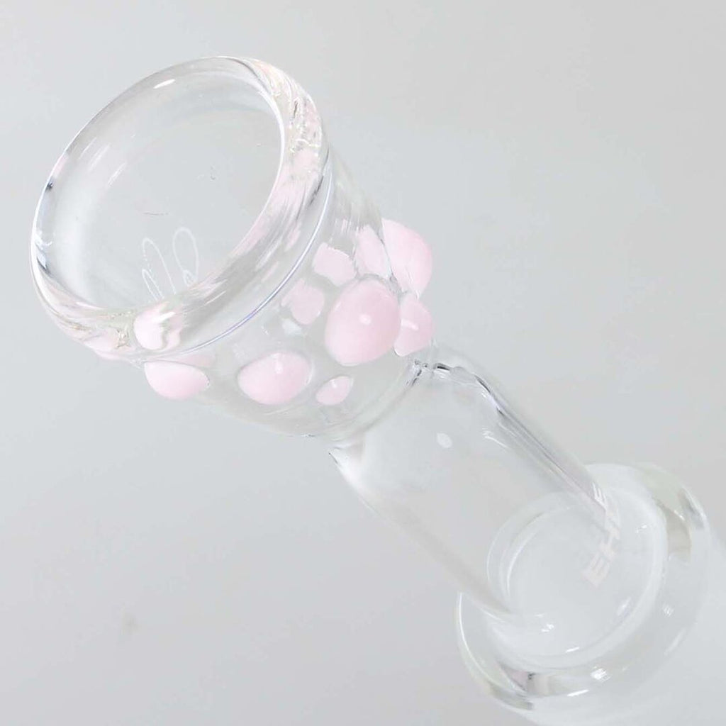 Ehle x Blaze Beaker-Glas-Wasserpfeife mit Pastell-Punktedesign