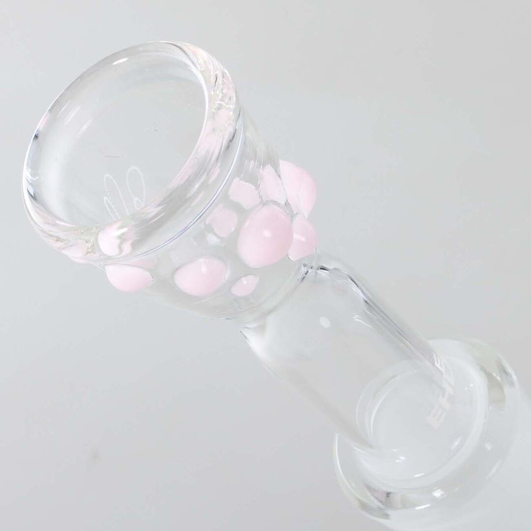 Ehle x Blaze Beaker-Glas-Wasserpfeife mit Pastell-Punktedesign