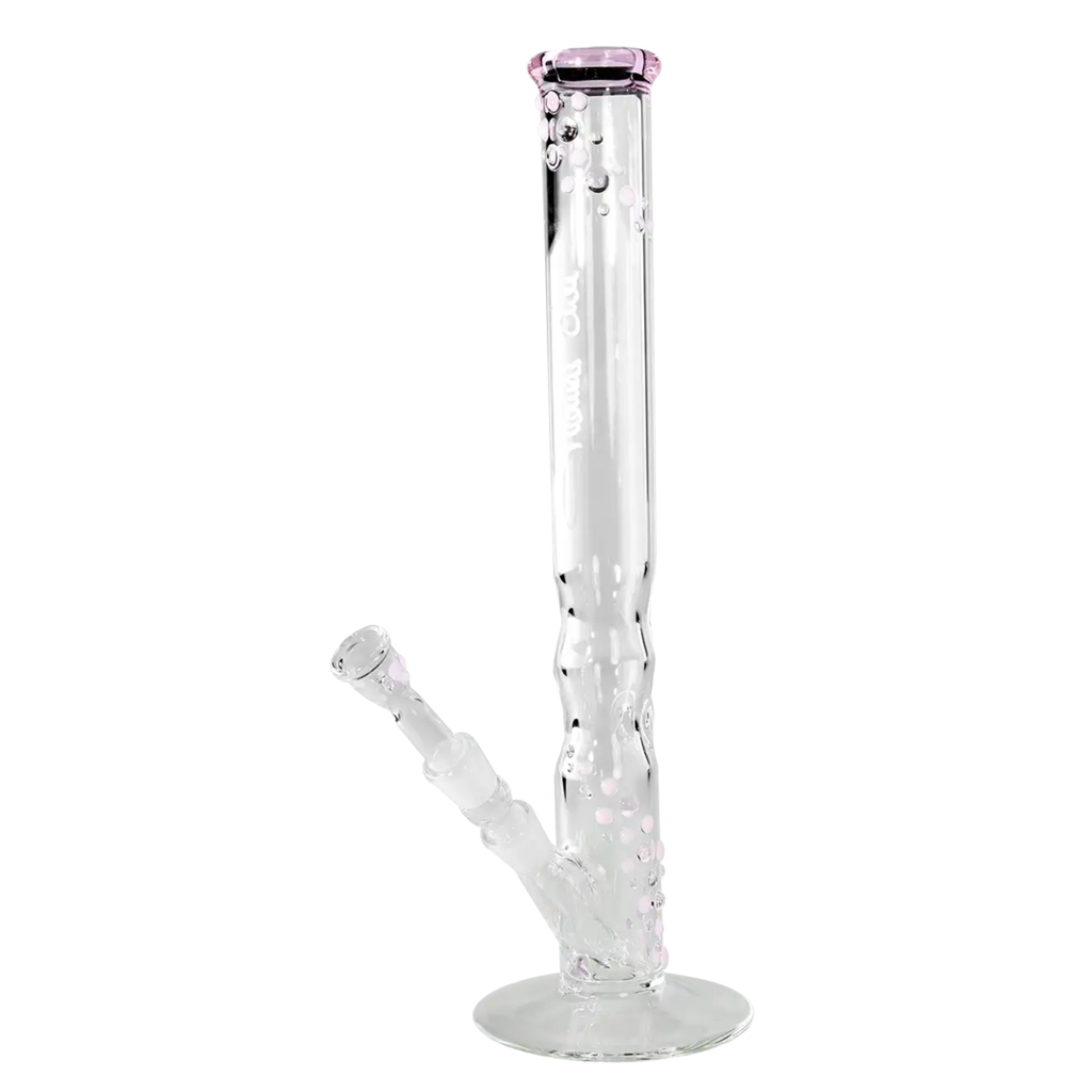 Ehle x Blaze Zylinder-Glas-Wasserpfeife in Pastellfarben mit Noppendesign