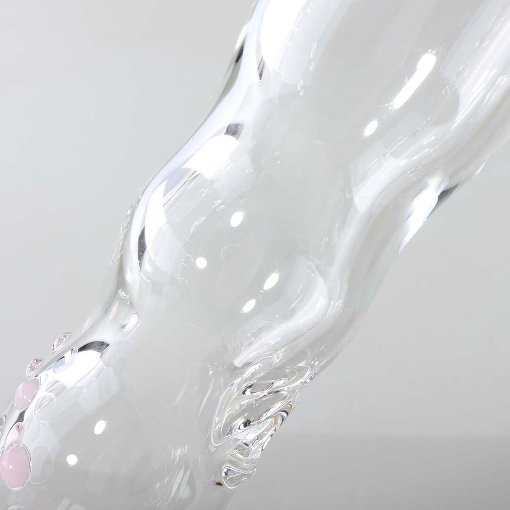 Ehle x Blaze Zylinder-Glas-Wasserpfeife in Pastellfarben mit Noppendesign
