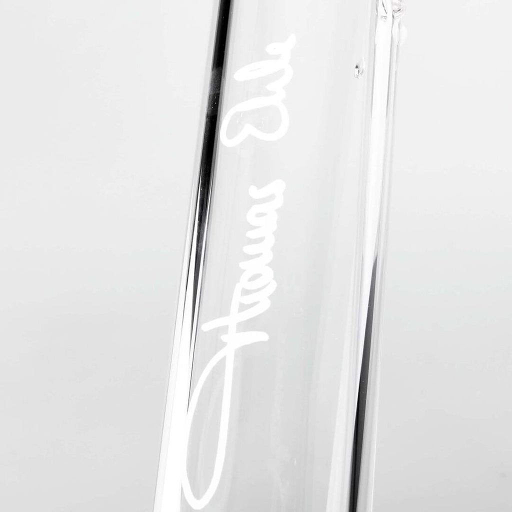 Ehle x Blaze Zylinder-Glas-Wasserpfeife in Pastellfarben mit Noppendesign