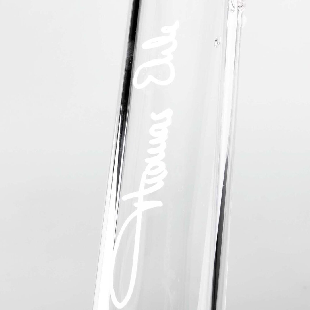 Ehle x Blaze Zylinder-Glas-Wasserpfeife in Pastellfarben mit Noppendesign