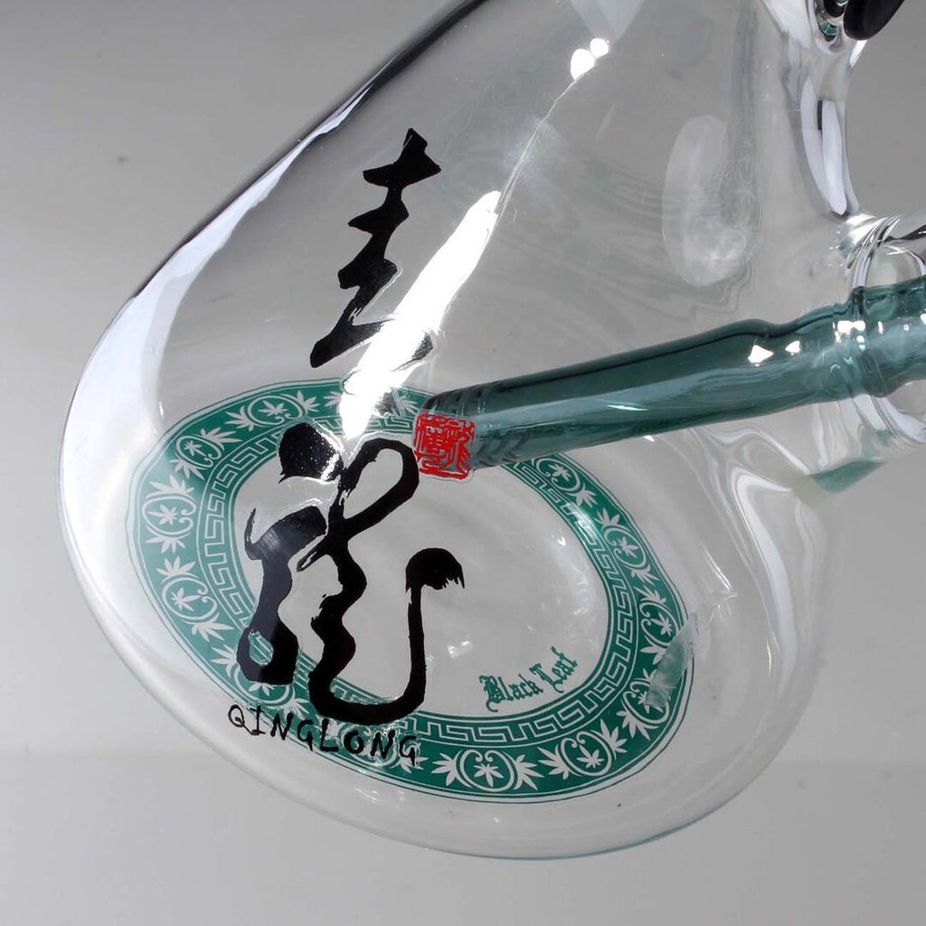 Black Leaf Becher-Wasserpfeife Qinglong mit SLY-Design