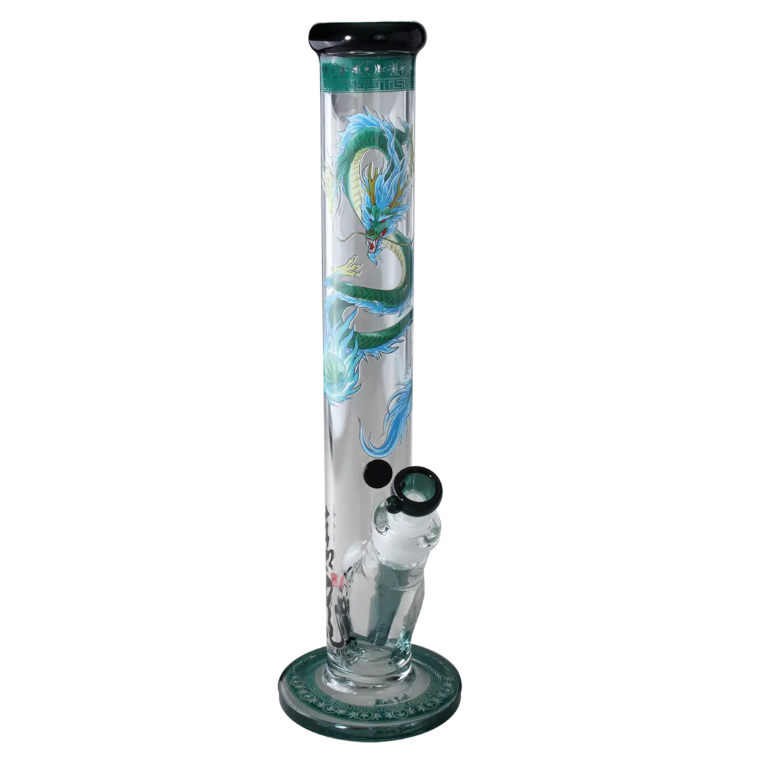 Black Leaf Zylinder-Wasserpfeife Qinglong mit SLY-Design