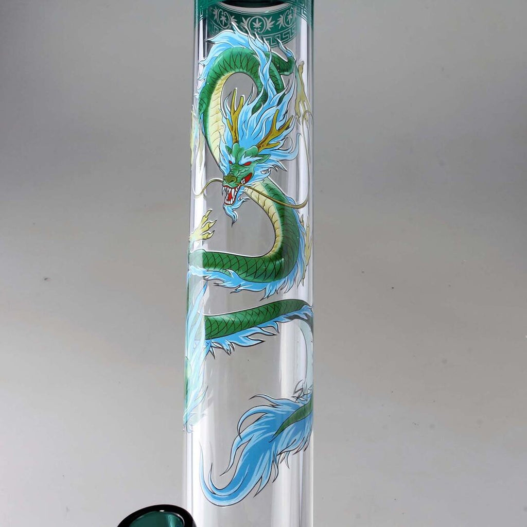 Black Leaf Zylinder-Wasserpfeife Qinglong mit SLY-Design