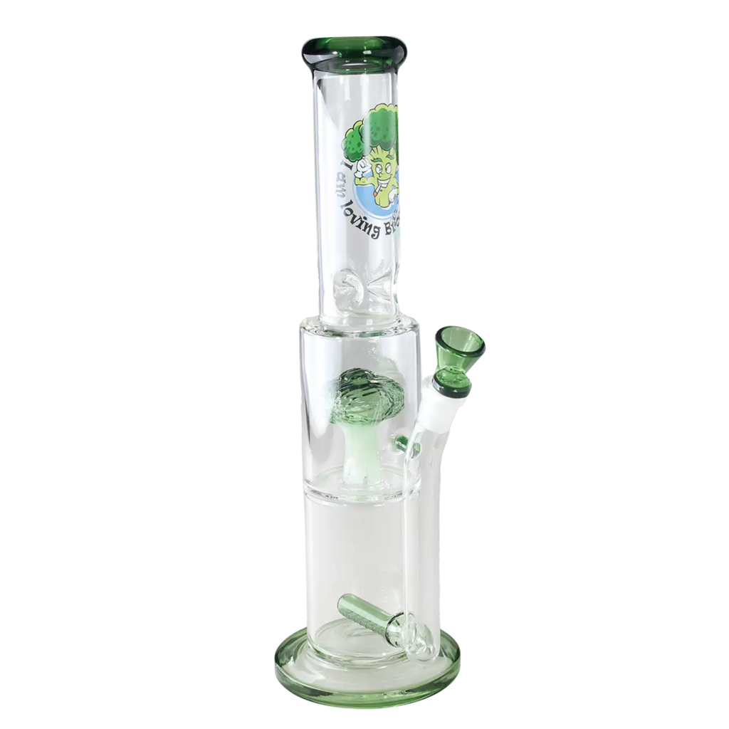 Produktfoto: Black Leaf BROCCOLI Glas-Wasserpfeife mit Diffusor, 400 mm
