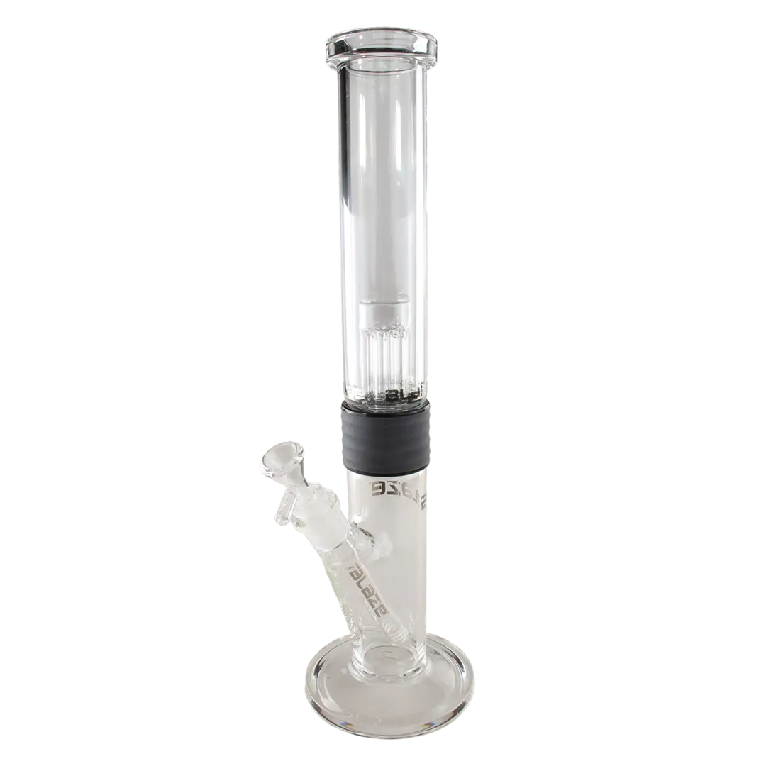 BLAZE Mix&Match 2.0 Bausatz einer Zylinder-Glas-Wasserpfeife in Klar