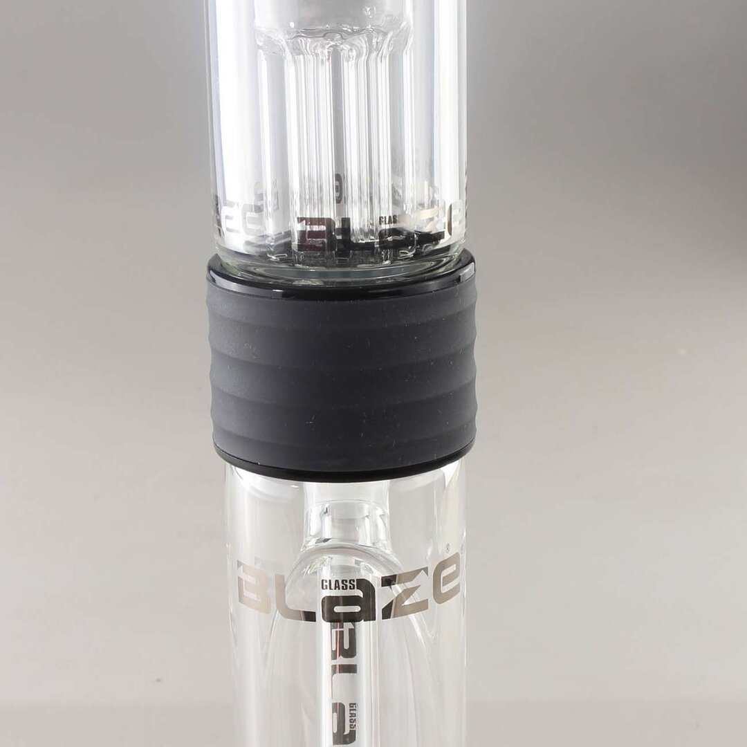 BLAZE Mix&Match 2.0 Bausatz einer Zylinder-Glas-Wasserpfeife in Klar