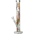 Black Leaf Glas-Wasserpfeife Mushroom Tree mit All-Over-Print