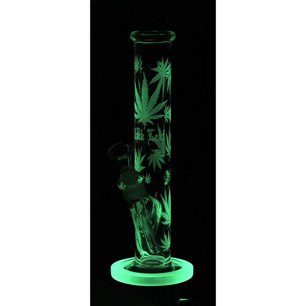 Produktfoto: Black Leaf Glas-Wasserpfeife Zylinder Leuchtlack 350 mm