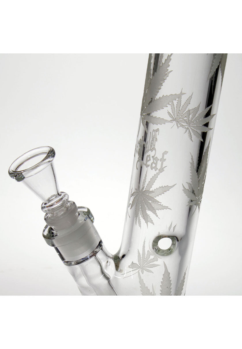 Produktfoto: Black Leaf Glas-Wasserpfeife Zylinder Leuchtlack 350 mm