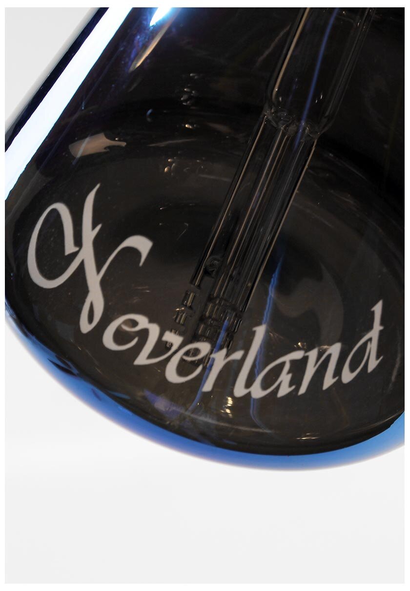 Produktfoto: BL NEVERLAND Kolben-Wasserpfeife Regenbogen blau 550 mm