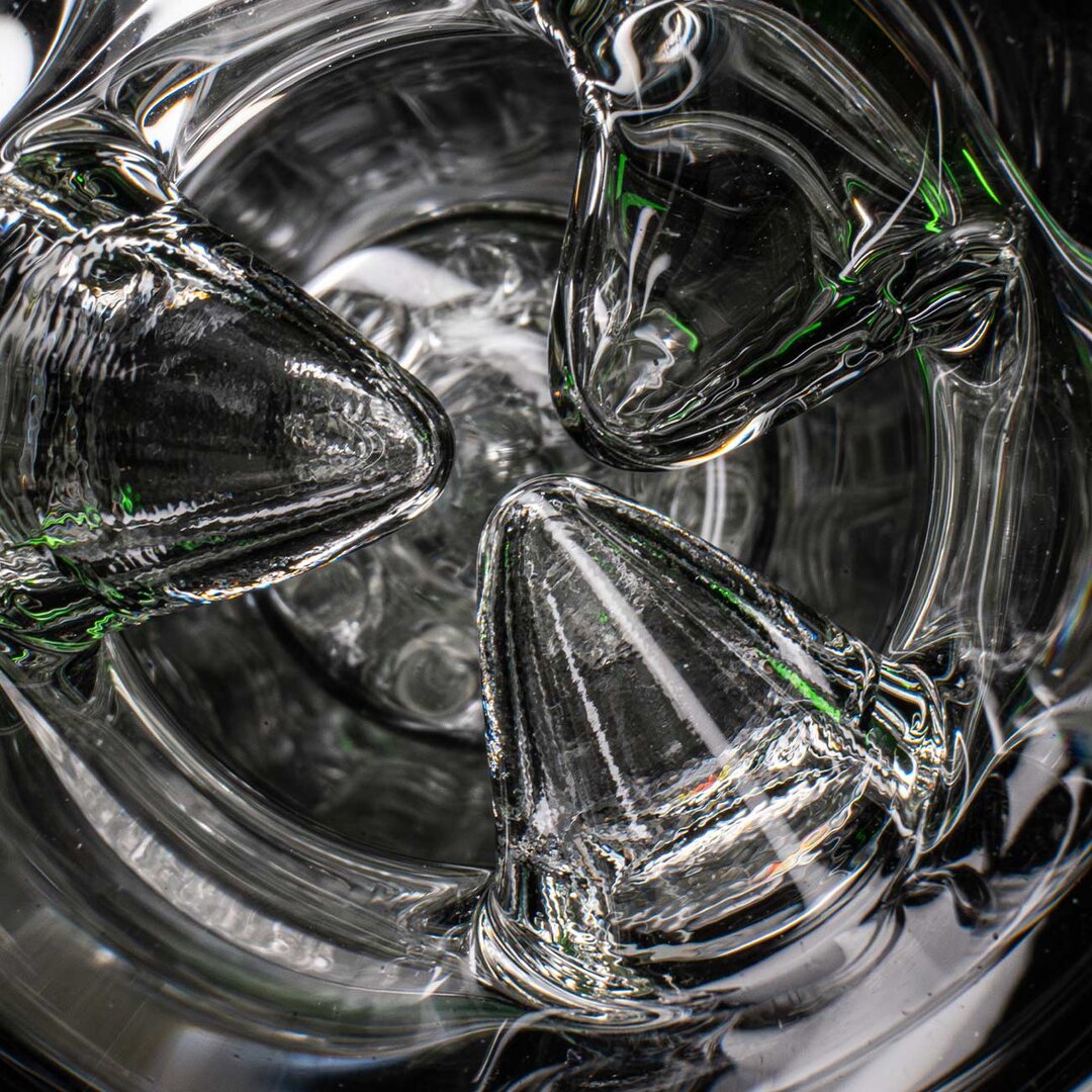 Black Leaf Glas-Wasserpfeife 825 mm mit Baumperkolatoren und Icekammer