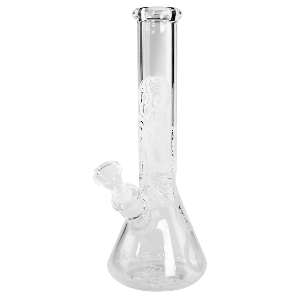Produktfoto: Black Leaf KRAKE Kolben-Glas-Wasserpfeife Ice Glow, 345 mm