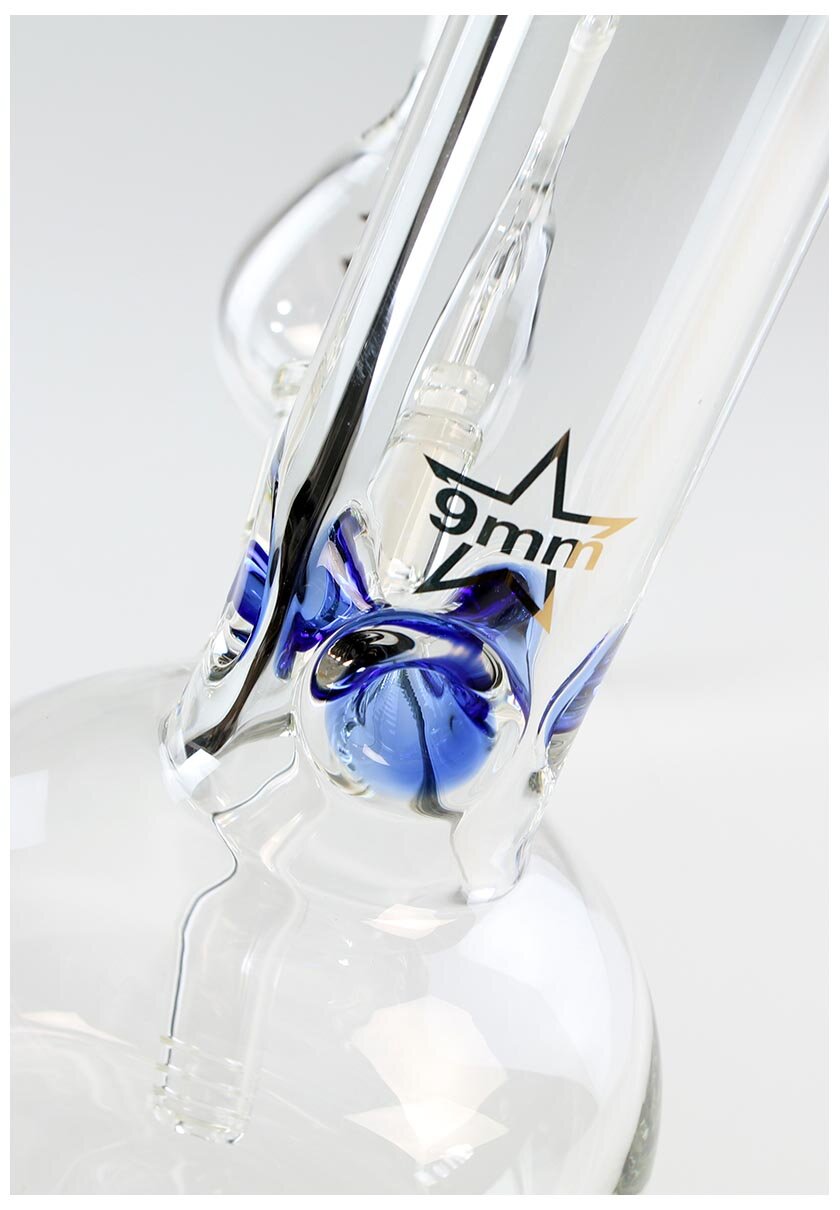 Produktfoto: Black Leaf BL Eis-Wasserpfeife 9 mm mit Vorkühler, 380 mm