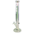 BLAZE GEAR Glas-Wasserpfeife mit Zahnradfuß und Regenbogen-Glasrohr