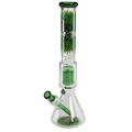 Black Leaf LEAVES Glas-Wasserpfeife mit Blattdesign und 10-Arm-Perkolator