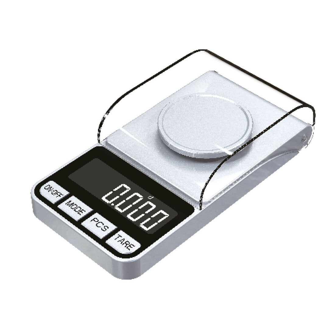 BLscale Professional Digitalwaage mit beleuchtetem Display, Messbereich 0,001 bis 20 g