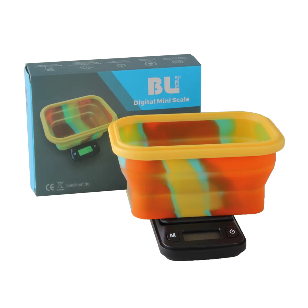 BLscale Digitalwaage mit Silikonschale als Schutzverpackung