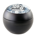 Black Leaf SPHERE Kräutermühle 4-teilig in Schwarz mit Glaskuppel aus Aluminium