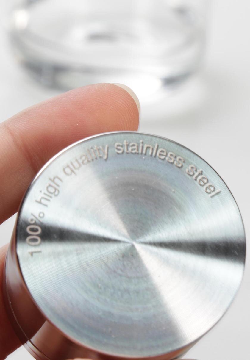 Black Leaf STEELY DAN Edelstahl-Kräutermühle 4-teilig