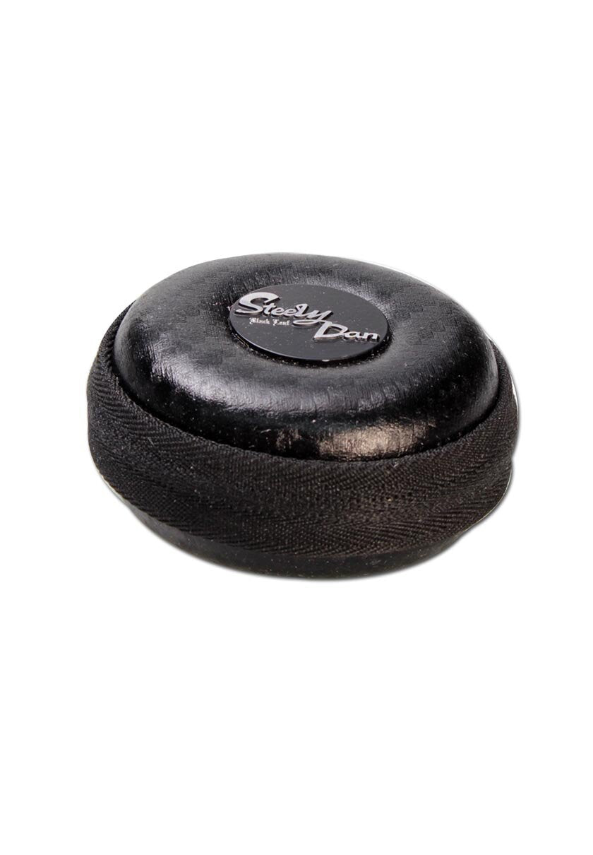 Black Leaf Steely Dan Kräutermühle aus rostfreiem Edelstahl mit Diamantschliff-Zähnen