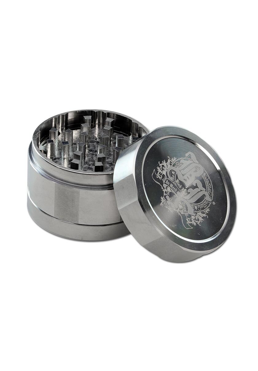 Produktfoto: Black Leaf Edelstahl-Kräutermühle Deluxe 3-teilig mit Bambusbox