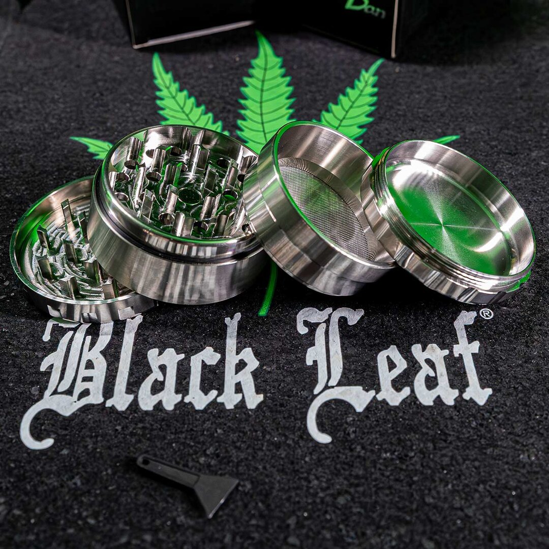 Black Leaf STEELY DAN 2.0 Edelstahl-Kräutermühle 4-teilig