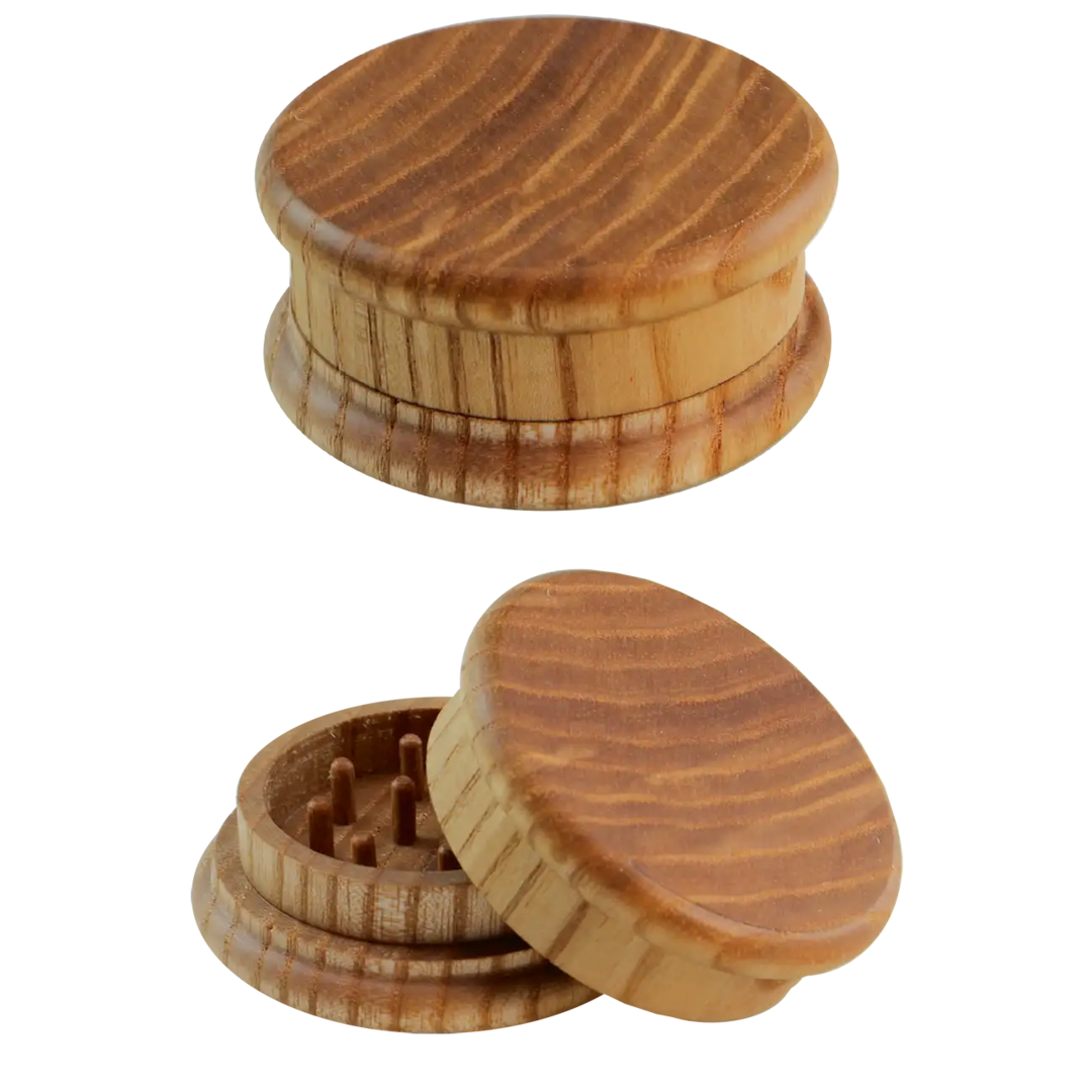 Zweiteilige Holz-Kräutermühle von Canamix aus Eschenholz