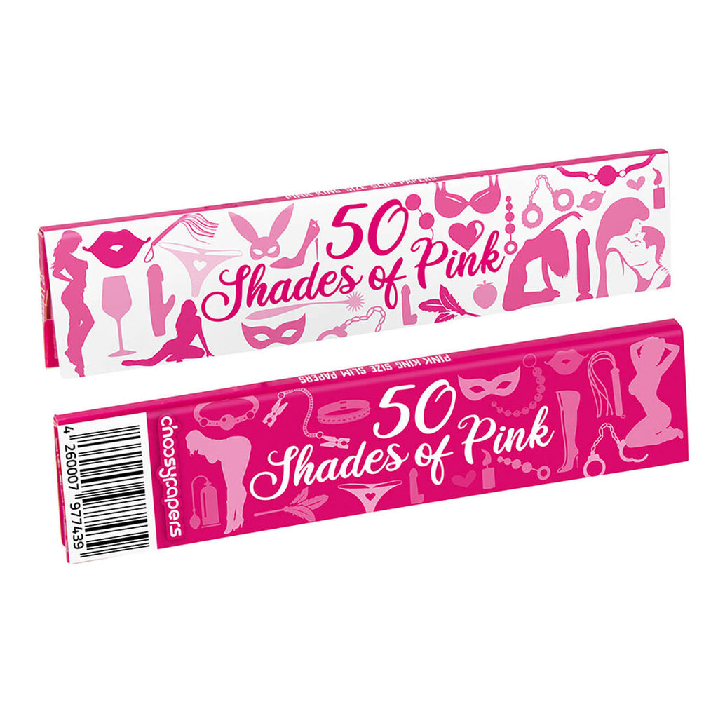 Choosypapers King Size Slim Papers im Pink-Design in Heftpackung