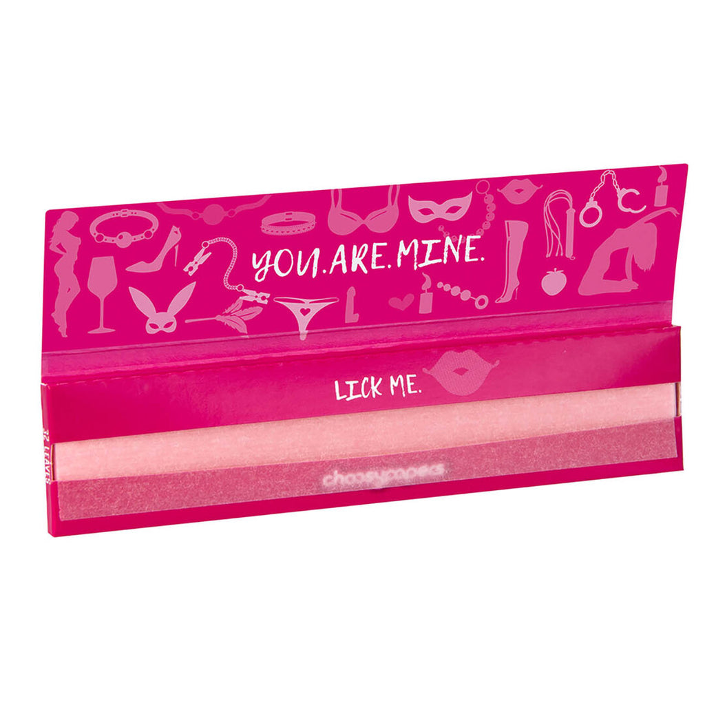 Choosypapers King Size Slim Papers im Pink-Design in Heftpackung