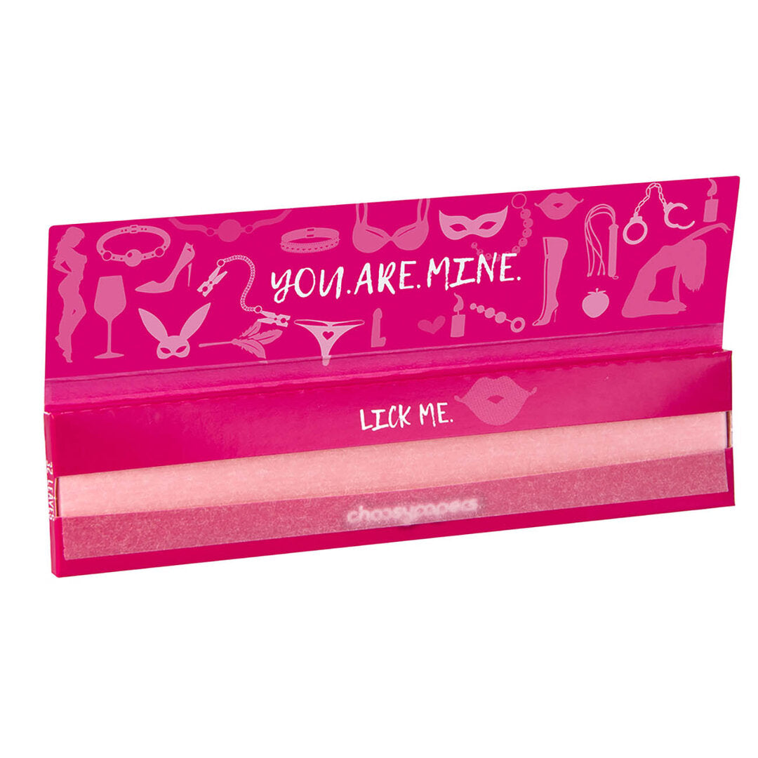 Choosypapers King Size Slim Papers im Pink-Design in Heftpackung