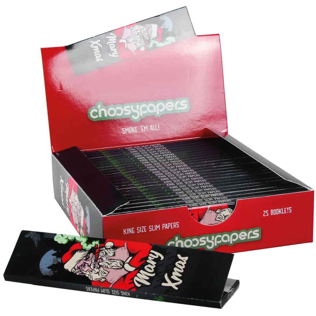 Choosypapers King Size Slim Blättchen im Design Mary Xmas
