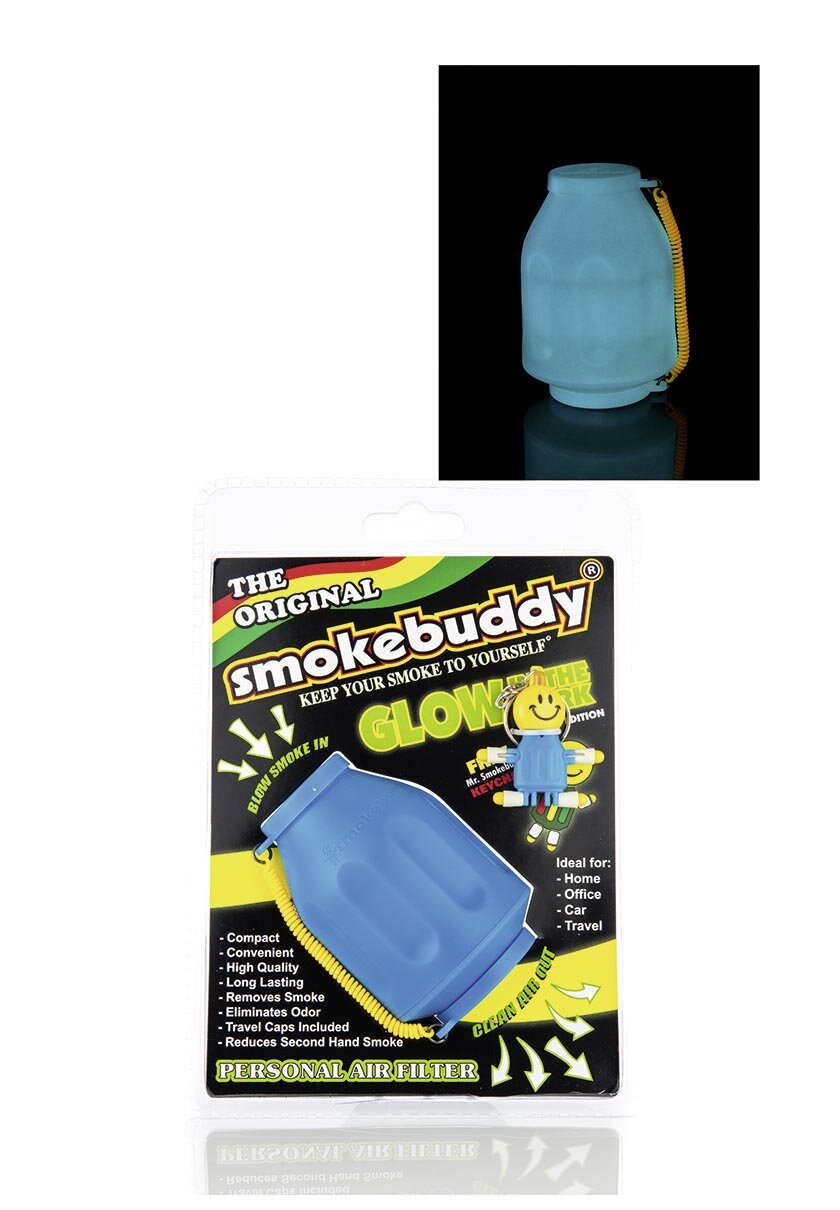 Smokebuddy Original Personal Air Filter GLOW BLUE