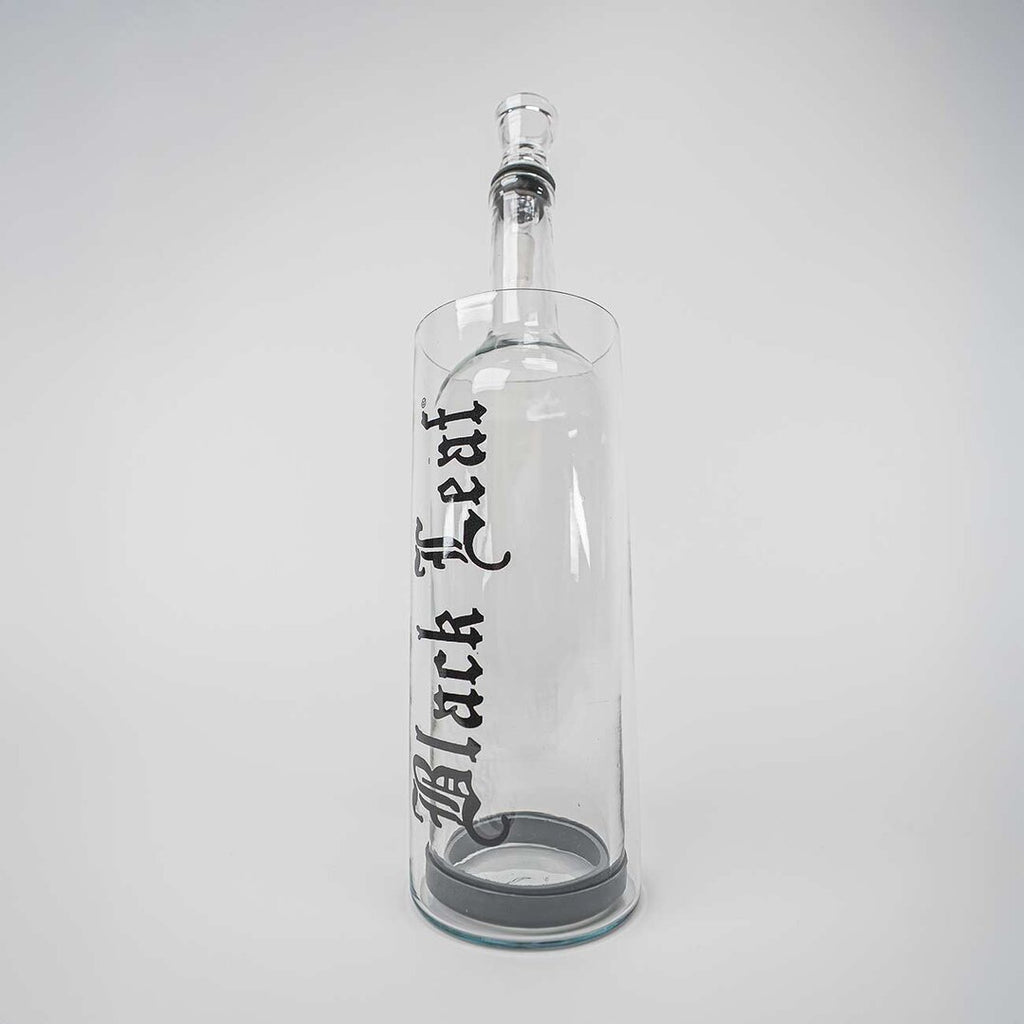 Black Leaf Pumpgun Kooler Glas-Set L mit Eimer, Flasche und Pfeifenkopf aus Glas
