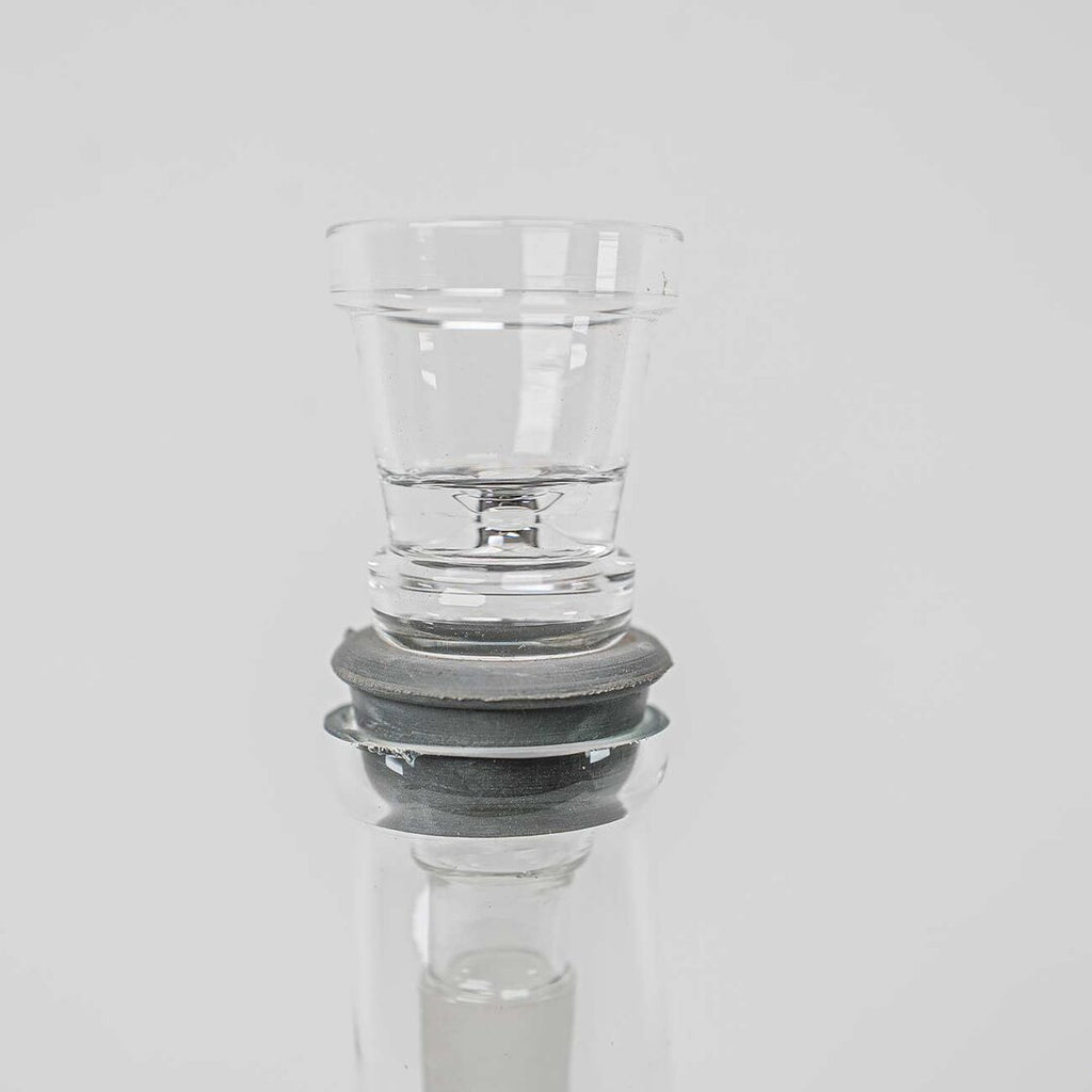 Black Leaf Pumpgun Kooler Glas-Set L mit Eimer, Flasche und Pfeifenkopf aus Glas