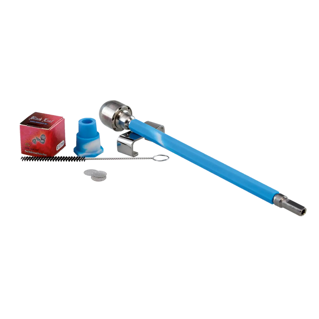 Edelstahl-Handvaporizer Wand Vape von Black Leaf in Blau