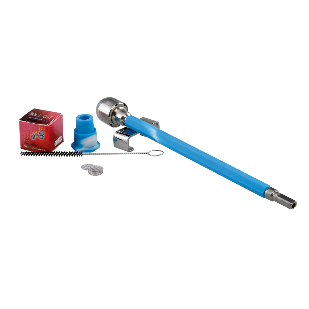 Edelstahl-Handvaporizer Wand Vape von Black Leaf in Blau