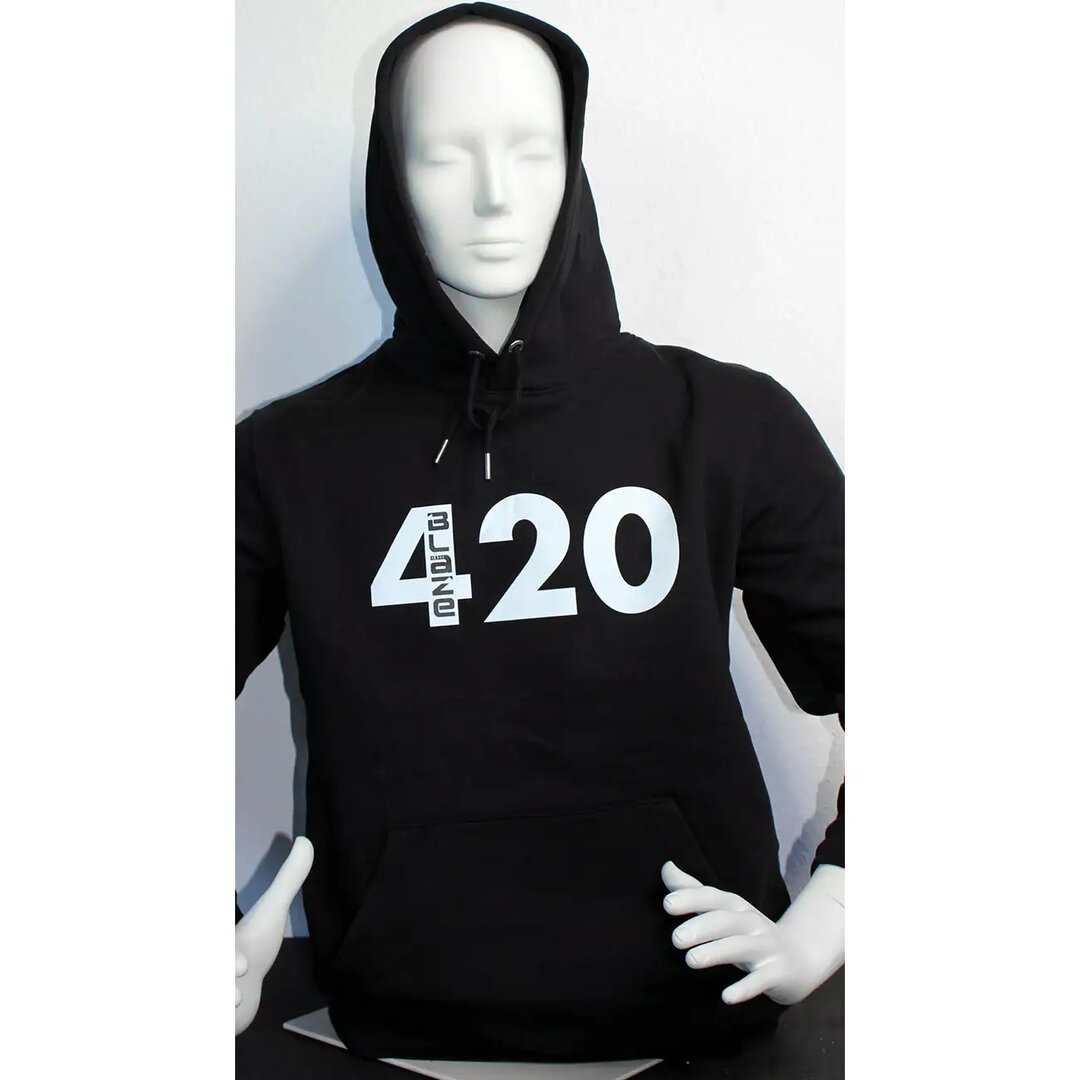 Produktfoto: BLAZE Kapuzenpullover Hoodie mit Logo-Print, Größe XL