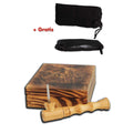 Calumet Deluxepipe Olive Tabakpfeife aus Holz in Größe S