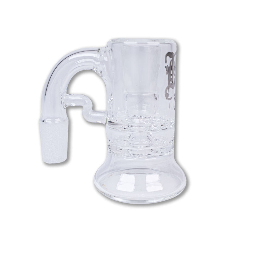 Black Leaf Vorkühler aus Borosilikatglas mit Doppel-Perkolator