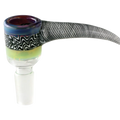Bunter Glaskopf von Black Leaf mit integriertem Sieb und Lift-off-Griff