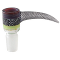 Bunter Glaskopf von Black Leaf mit integriertem Sieb und Lift-off-Griff