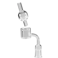 Glasschalen-Set mit klarem Schliff und Carb Cap in Metalldose