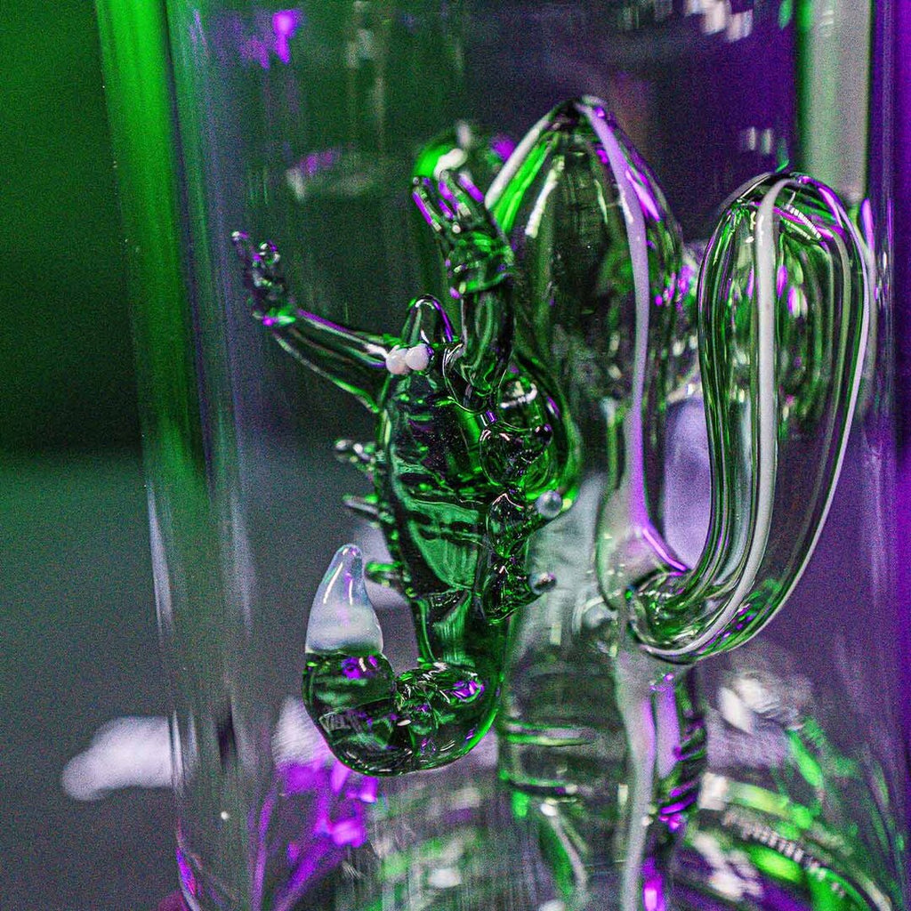 Black Leaf Glas-Wasserpfeife Arizona mit kaktusförmigem Schlitzdiffusor